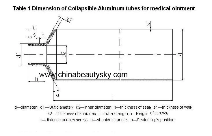 75ml Metal Flexible Packaging Cosmetic Body Care Hair Color Cream Collapsible Aluminum Tubes