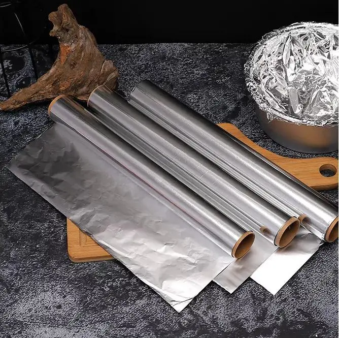 8011 Aluminum Foil Hydrophilic Aluminum Foil Constructions Food Grade Industrial Grade Pure Aluminum Foil