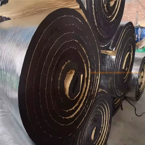Folha de isolamento térmico de painéis de plástico de borracha EPDM à prova de fogo/espuma retardadora de fogo Folha de isolamento térmico com folheado de folha de alumínio composto adesivo revestido