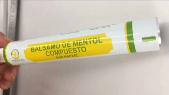 Tampas de plástico Ncm 761210 Cosmética cor de cabelo Creme Embalagem de metal Tubos de alumínio dobráveis ​​vazios